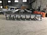 Flexible Rubber Coated Powered Roller Conveyor for transport bags