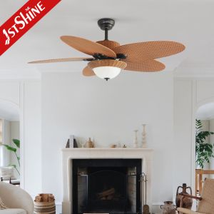 Low Noise 5 Blades Energy Saving Ceiling Fan With Led Light Large Airflow