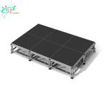 Guangzhou hot selling adjustable aluminum portable stage platform