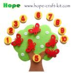 Felt DIY Material Kids Toddler Children Numbers Education Kits Teaching Aids