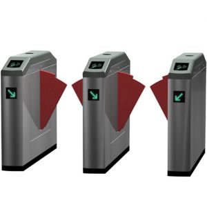 Residential Fingerprint Color OEM Turnstile Barrier Gate AC100-240V For Disabled