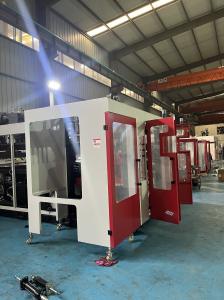China Schneider Contactor Extrusion Automatic Blow Moulding Machine For HDPE LDPE PP Milk Bottle factory