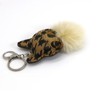 China PVC Doll Key Chain Sewing Cat Head With Cotton 15cm Size For Clothing factory