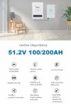 48v 100ah 200ah Power Wall Lifepo4 Storage Battery 5kw Grade A