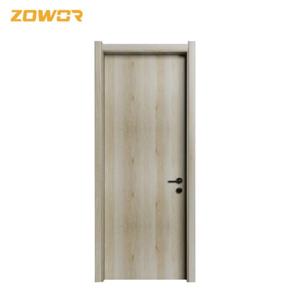 8 Paneled Red Metal Fire Rated Entry Door / Galvanized Steel Material/ 65 mm