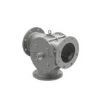 Two Way Gate Pneumatic Diverter Valves For Dilute Phase Conveying System