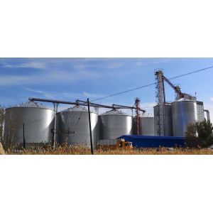 Stainless Steel Galvanized Grain Silo Preservation Preserves The And Integrity