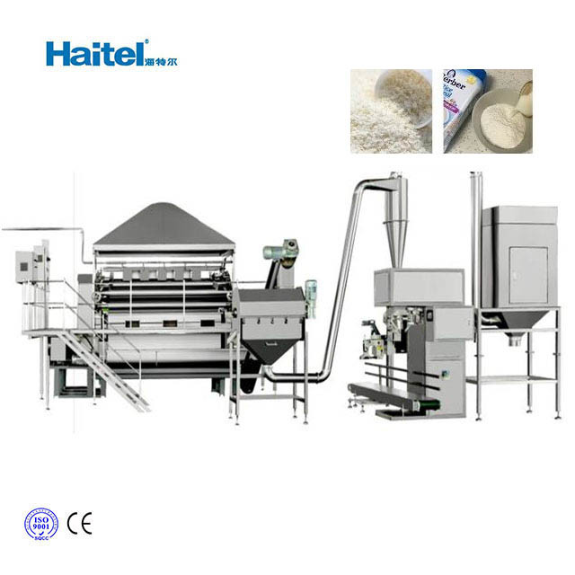 Gluten Free Grain Instant Baby Food Processing Equipment PLC Control