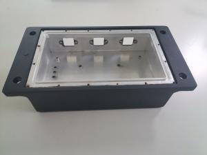 China Anodized Aluminum Precision Die Casting Parts Powder Coated Painting Box For Electronics factory