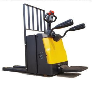 China Garment Shops Electric Pallet Truck 2Ton 1638MM Fork Length Easy to and Maintain factory