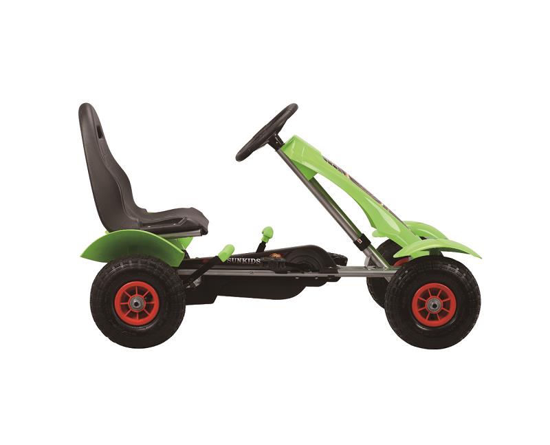 Adjustable Seat and Clutch/Brake Children's Ride-On Car Pedal Go Karts for Ages 5-12