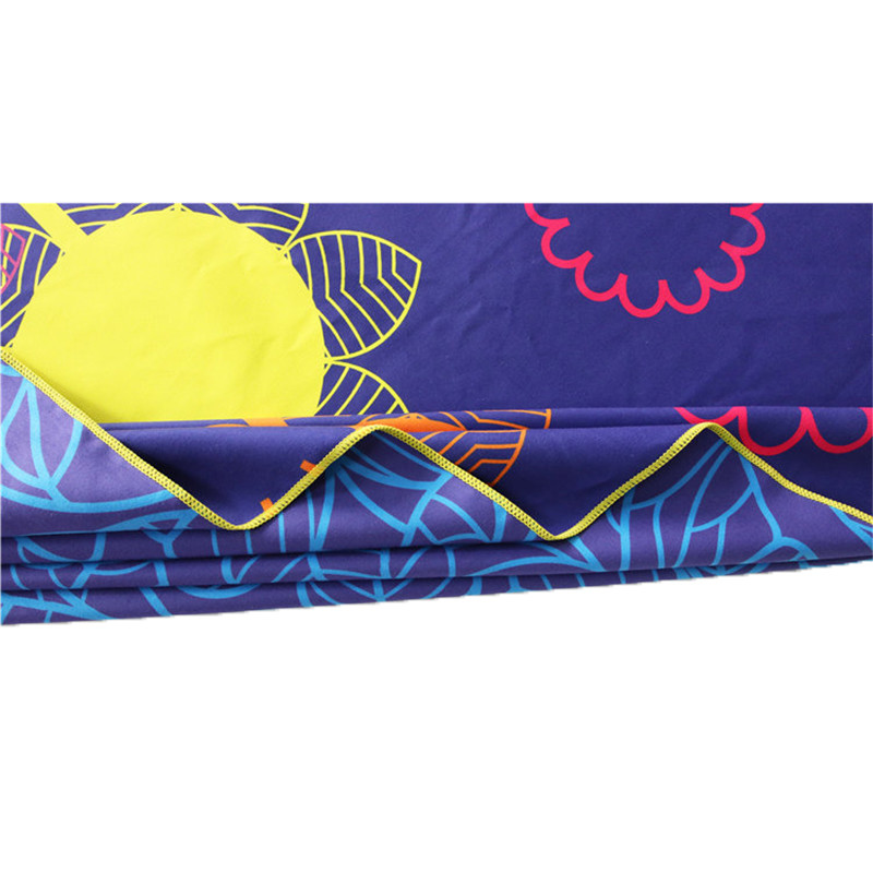 Recycled Microfiber Suede Waffle Basketball Soccer Beach Towel Double Side Print