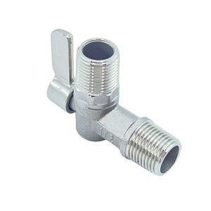 China Customization Outlet Stainless Steel Angle Valve with Handle Customizable Request factory