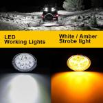 4 Inch 36W White Yellow 38MM 58MM Offroad Parts Car LED Work Light