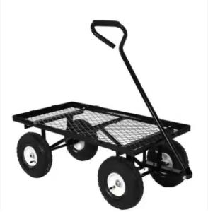 China 15-20 Days Delivery Time Garden Wagon Cart With Dumping Feature And Customized Logo factory