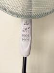 Natural Wind AC Stand Fan , 16 Inch Floor Standing Fan With Remote Control