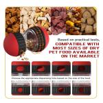 Premium Interactive Slow Feeder Dog Toy - Rotating Super Ball