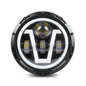 China 7 Inch 6500K 85W Halo Fog Lights Auto High Power factory