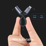 Headphone Aux Female Audio Adapter Type C To 3.5mm Jack 12cm