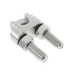 Adjustable Stainless Steel Wire Rope Clamp Electro Galvanized For Metal Riggings