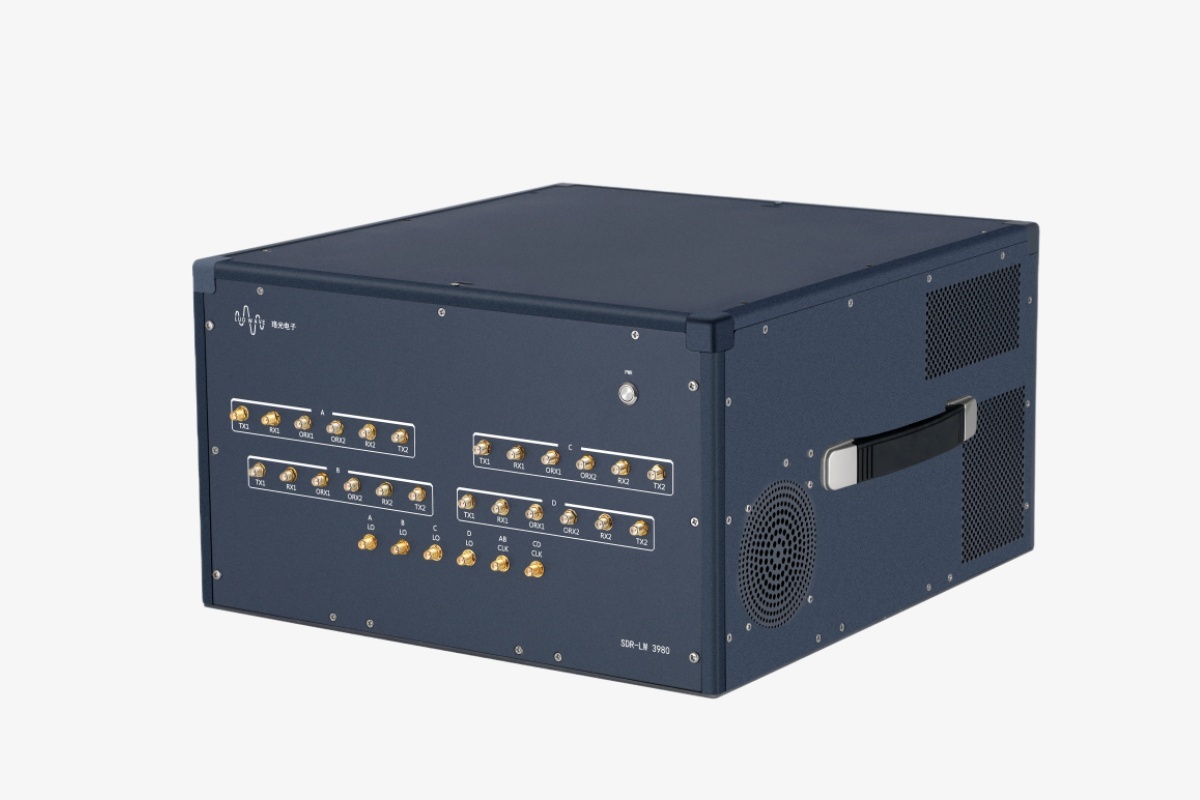China 8T8R SDR-LW 3980 Software Defined Radio 75MHz-6GHz 450MHz TX BW factory