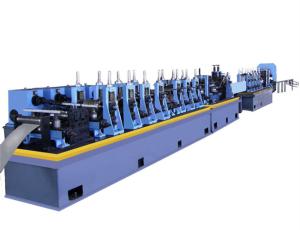 China Hi Precision Hf Straight Seam Welded Tube Mill Machine With Hydraulic Control System factory