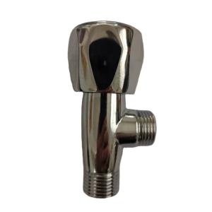 China Modern Zinc Alloy Handle Brass Angle Valve 12 Bar Working Pressure factory