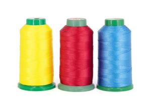 China Royal Nylon Embroidery Thread Waterproof For Silver Metallic Yarn factory