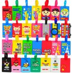 Hot sale different shapes OEM factory plastic luggage tag