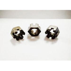 High Performance M12 Hex Nut , Q235 Metric Castle Nuts For Steel Structure
