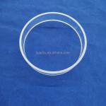 Frosted Transparent Clear Quartz Glass Products Ring