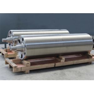 Grooved Press Roll Paper Making Machine Parts CE