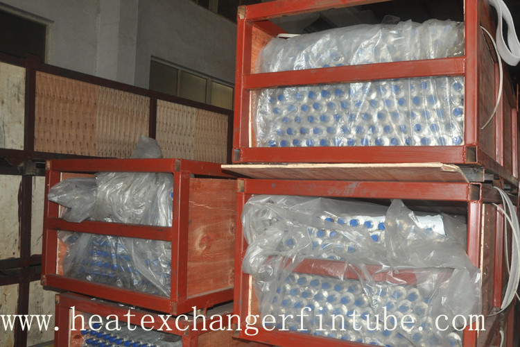 Tension Wound Single Row Flat Fin Tube For Air Cooled Condenser