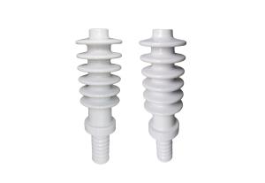China White 25.8kV Ceramic Bushing Insulators For Transmission factory