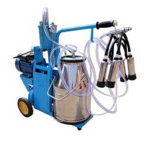 China Single Bucket Piston Pump Portable Milking Machine Professional Small Cow Goat factory