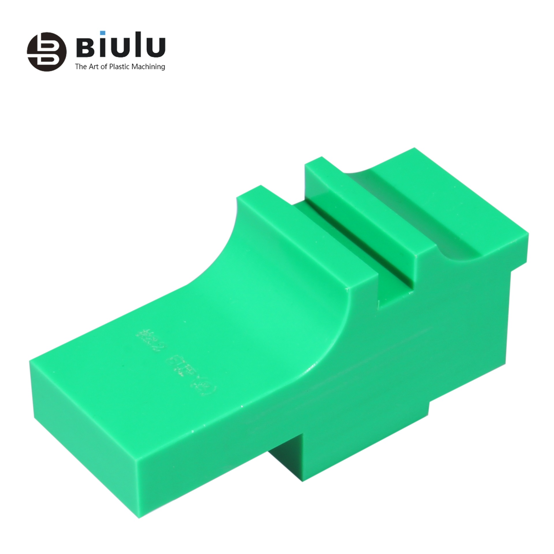 Green Color Machined Uhmw Wear Strips , Automotive Plastic Components