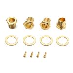 Set Of 2L2R Gold Bass Tuning Pegs Tuning Machine Heads Acoustic Electric Guitar