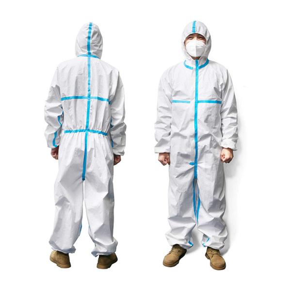 Air Permeable Disposable Protective Suit , Surgical Medical Protective Overall