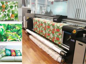 China Inkjet 3200mm 45m2/H Cotton Textile Printing Machine factory