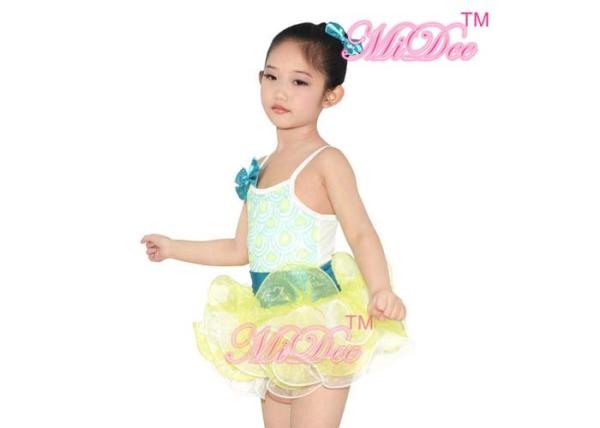 MiDee Child Ballet Dance Costumes Lovely Party Dress Spandex Polyester