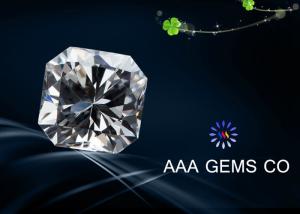 China VVS1 Fancy Loose Moissanite Diamond 8 mm With BV Certificate factory