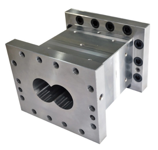 China Buhler Extruder Screw Barrel For Manufacturing Of Fish Feed factory