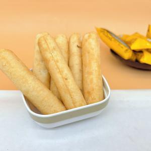 China Oil Infused Puffed Snack With Mouthwatering Salted Egg Yolk Flavor factory