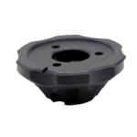 Black 4x4 Mount Radio Car Radio Station Bracket Radio Antenna Base Cover for