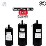 High-Quality 0.26mm Anti Interference Uav Fibre Optic Communications 5km Long