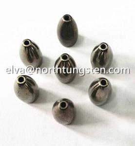 China Tungsten alloy bullet fishing sinker factory
