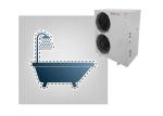 Meeting household bathroom shower/storage hot electric water heater air to water