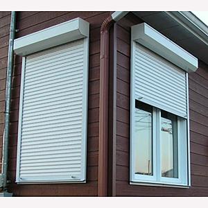 China KDSBuilding Hurricane Thermal One Piece Aluminum Roll Round Shutter Window factory