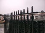 Customized Black Zinc Steel Metal Garrison Fence Panels Maintenance Free