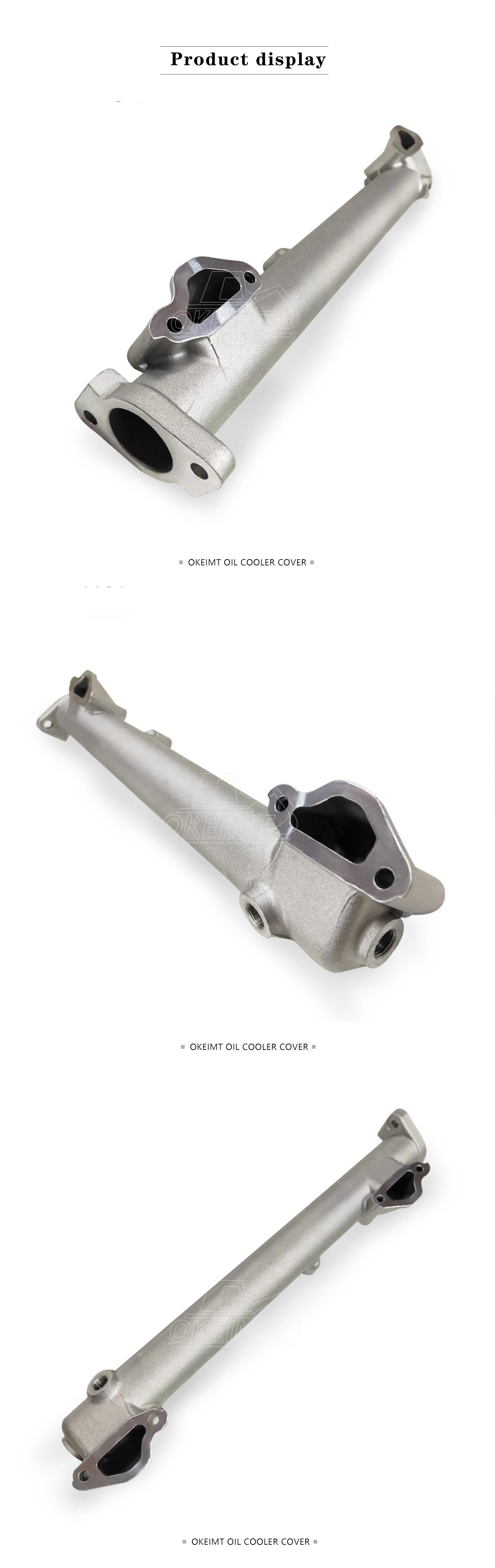 Excavator Engine Parts Cylinder Head Outlet Water Pipe DE12T